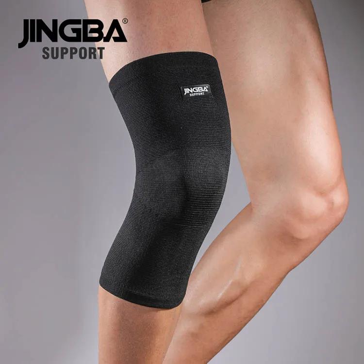 JINGBA-Elastic Nylon Joelheiras para Esportes, Suporte para Basquete, Voleibol Brace, Protetor De Joelho - Image 1