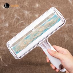 Pet Cabelo Removedor De Rolo Lint Brush, 2-Way Dog Cat Comb Ferramenta, Limpeza Conveniente, Base De Escova De Pele, Móveis Para Casa, Sofá, Vestir - Image 1