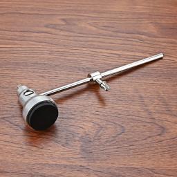 Tambor de pedal batedor para bumbo, metal tambor batedores, acessórios martelo, cor prata, 1 pc - Image 1