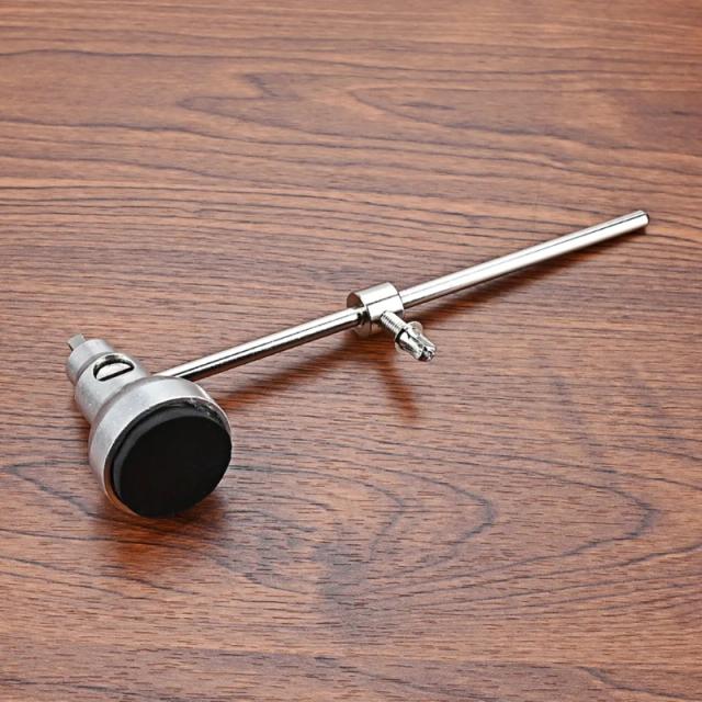 Batedor de Pedal para Bumbo em Metal Prata - Acessórios para Tambor, 1 Unidade