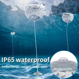 Água flutuador de luz solar pond lâmpada flutuante bola mágica luz mudando a cor do jardim decoração iluminação para piscina árvore - Image 3
