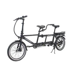 Bicicleta elétrica dobrável com bateria oculta, ebike para família, 2 pessoas, bicicletas em tandem pedal para adultos - Image 6