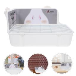 Suporte De Almofada Potty Toilet De Plástico, Caixa De Lixo De Gato, Banheiro De Coelho, Equipamento Limpo, Treinamento De Coelho Interior, Hamster - Image 5