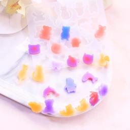 Cristal Epoxy Resina Ear Stud Kit, Jóias Fazendo Suprimentos, Estrelas Brincos, Mini Flores Brincos Gatinho - Image 2