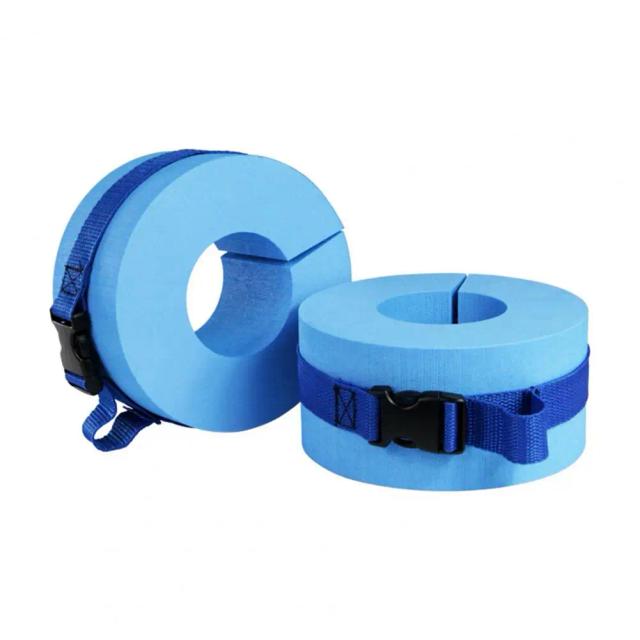 Conjunto Ergonômico de Manguito de Natação e Anéis de Hidroginástica para Treino Eficiente com Espuma de Alta Densidade
