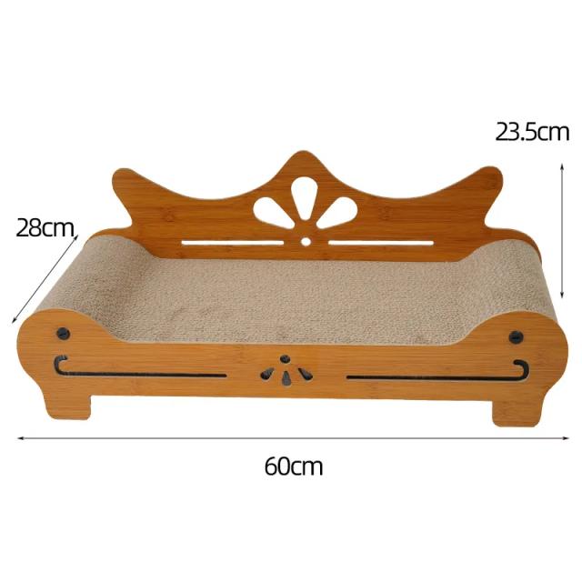 Sofá de Gato em Estilo Chinês: Atraente, Resistente e Perfeito para Coçar e Descansar