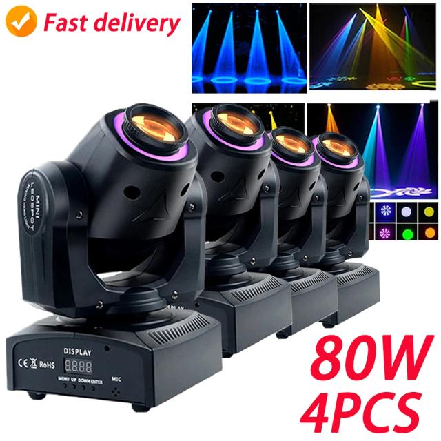 Iluminação Mágica para Festas: Luzes LED Giratórias para Palcos, Discotecas e Eventos Celebrativos 30W, 60W e 80W