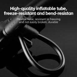 ROCKBROS-Mini Bomba Bicicleta, Bike Riding Inflator, Portátil, Portátil, Modos de Inflação Vertical, Acessórios de Ciclismo, FV, AV, 120 PSI - Image 5