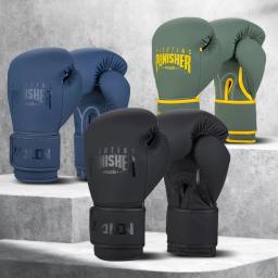 Wolon 10-16oz adultos luvas de boxe mma muay thai luvas sanda artes marciais saco de luta soco equipamento de treinamento - Image 1