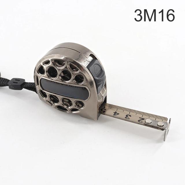 Fita Métrica Retrátil de Aço Inoxidável com Lâmina Anticorrosiva - Ferramenta Ideal para Trabalhos em Madeira (3m, 5m, 7,5m)