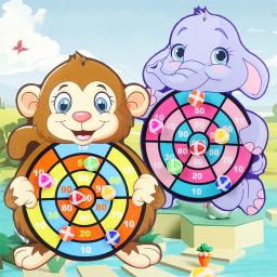 Jogos de Dart Board para Crianças, Montessori Target, Brinquedos de Jogo Esportivo, 2 Bolas Pegajosas, Jogos Educativos, Bola Pegajosa - Image 1