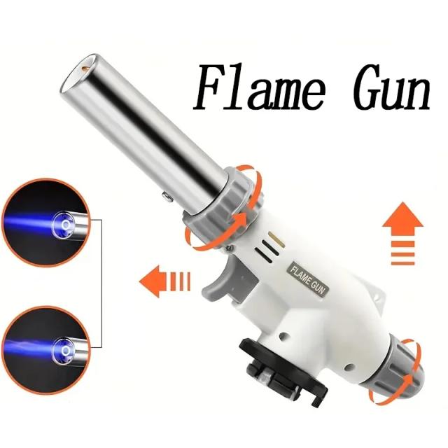Pistola de chama ajustável tocha queimador gás atualização tocha acampamento para churrasco soldagem reparação eletrônica e aquecimento ao ar livre