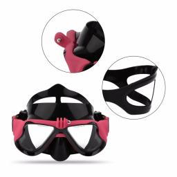 Profissional câmera subaquática mergulho máscara snorkel natação óculos de proteção para gopro xiaomi sjcam dji osmo sj 360 esportes câmera - Image 5