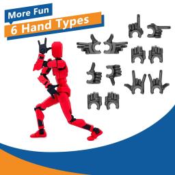 Lucky13 Action Figure, T13Action Figure, Impresso em 3D, Multi-Articulado, Móvel, Nova 13, Decoração Desktop - Image 3
