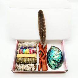Palo santo incenso natural varas de madeira borbulhamento queimar fumegante vara sálvia smudge kit sala incenso aromaterapia yoga meditação - Image 5