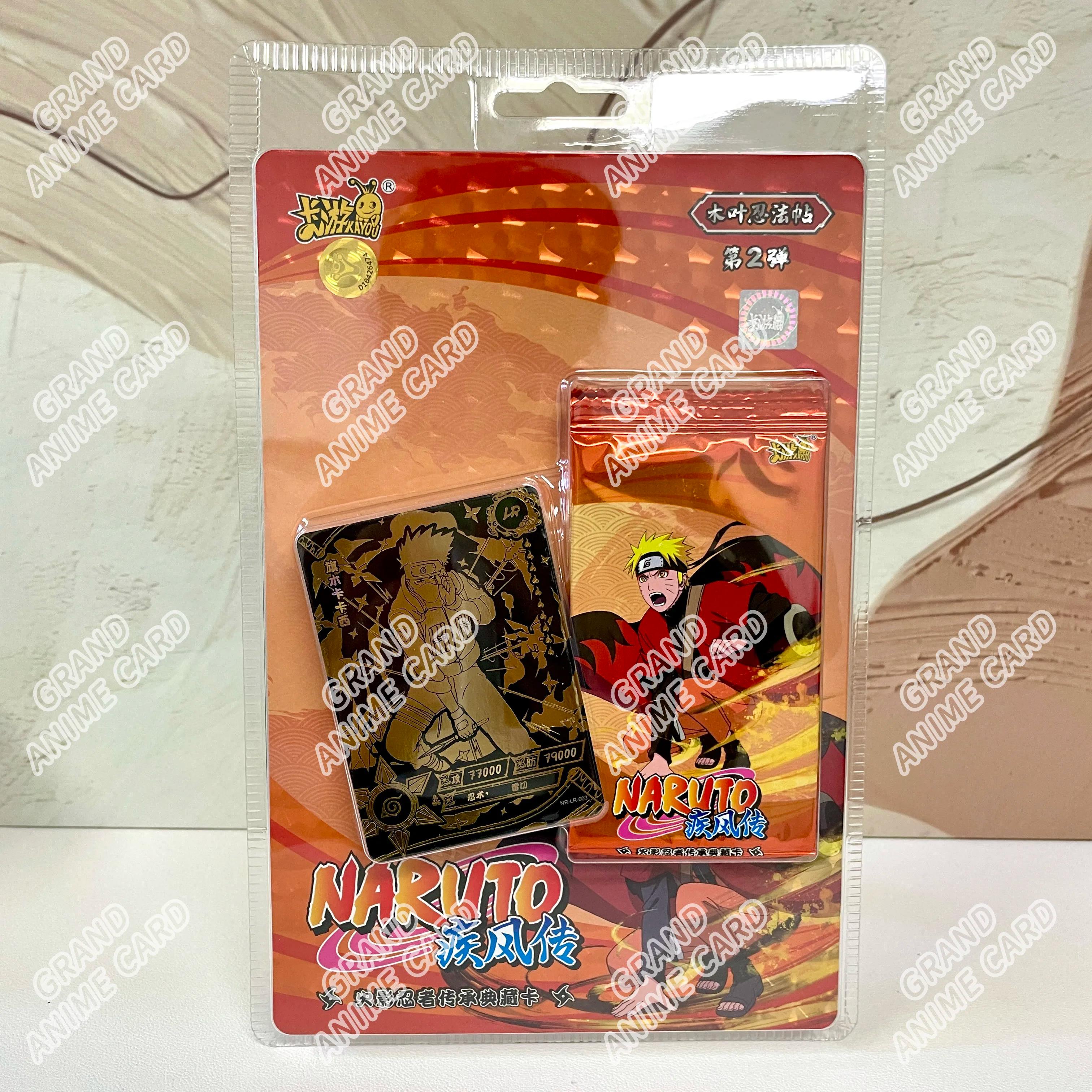 Kayou genuíno naruto cartões novo t2w8 t4w7 anime coleção caixa de cartão luta capítulo pro capítulo ninja mundo crianças brinquedos jogo presente - Image 1