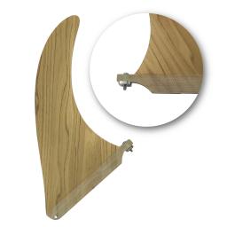 Long Fiberglass Keel para Surf, Sup-Fin Longboard Keel, SUP Central, 9in, bambu - Image 1