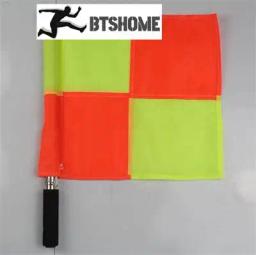 Sinalizadores de Árbitro para Treinamento Esportivo, Bandeira de Mão Prática, Apito Cartão Vermelho e Amarelo, Equipamento de Futebol, Futebol, 35x35cm - Image 1