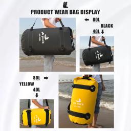 Bolsa seca para motocicleta, bolsa de bagagem à prova d'água para motocicleta, mochila para esqui, viagens, caminhadas, acampamento, barco, equitação - Image 6