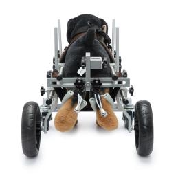 Animal de estimação quatro rodas carrinho de ajuda para caminhadas cão paralisia reabilitação walker suprimentos de treinamento para animais de estimação cão deficiência cadeira de rodas - Image 4