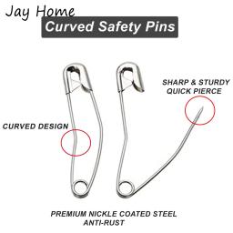 Pinos de segurança curvo para acolchoar e tricotar, Alasting Pins, Acessórios de costura artesanais DIY, 38mm, 100Pcs - Image 3