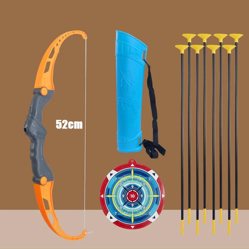 Conjunto de brinquedos Bow and Arrow para crianças, tiro com arco, brinquedo ao ar livre com alvo, presentes para meninos, recurvo, novo, 92cm - Image 1
