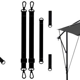 Windproof Fixed Tie Band para Tenda, Fivela para Tenda, Strap Parasol Reutilizável, Acessórios de Camping, Sombrinha - Image 2