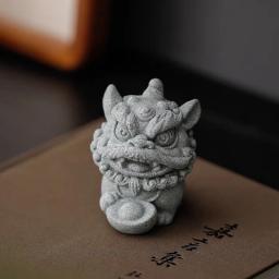 Molde de Silicone 3D para Enfeites Concretos, Pedra Chinesa, Forma Leão, Design Cimento, Aromaterapia Gesso, DIY, Handmade Gift, Formulários - Image 3