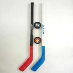 Bastão de hóquei no gelo para crianças, ferramenta de plástico para treinamento, esporte de inverno, serve para 3 a 12 anos, 2 sticks e 2 ball, 4 peças - Image 6