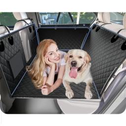 Pet Back Seat Extender, protetor do banco traseiro do carro, Hammock Dog Car Seat Cover, fundo duro para viagens, novo design - Image 6