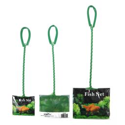 Rede de peixes portátil alça longa acessórios de aquário quadrado tanque de peixes tanque de pesca tanque de aquário de pesca - Image 2