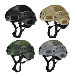 Capacete militar para crianças e adultos, CS War Gaming Cosplay, Protetor de cabeça de esportes ao ar livre, Equipamento de proteção de combate - Image 6