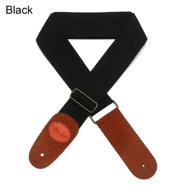 Correias Ajustáveis de Algodão Multicoloridas para Guitarras Elétricas, Acústicas e Baixos - Acessórios DIY Inovadores