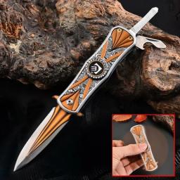 Folding Fidget Spinner Faca para Camping, Pocket Knife, Facas de caça, Gyro Type, Ferramentas de sobrevivência ao ar livre - Image 1