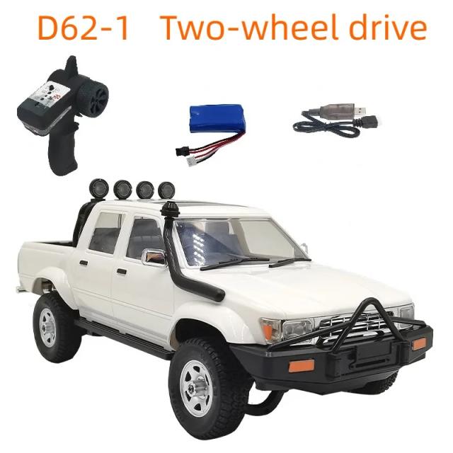Buggy Elétrico Rock Crawler 1:16 - Caminhão Off-Road para Escalada, Brinquedo Perfeito para Crianças, Modelos WPL D62, D64, D62-1, D64-1 com Controle 2.4G