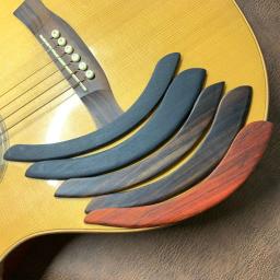 Apoio de braço universal para guitarra, acessório de substituição, placa Handguard, descanso de braço, Redwood, Rosewood, Ebony, 39-41 em - Image 2