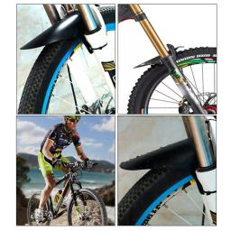 Fibra de carbono frente e guarda-lamas traseiro para estrada bicicleta e mtb, plástico pára-lamas, ciclismo acessórios - Image 6
