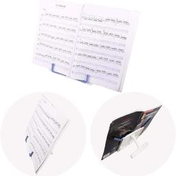 Tmz-mini plástico música stand para crianças, suporte de leitura portátil, acessórios de guitarra dobrável, presente para iniciante - Image 4