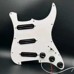 Pickguard de guitarra ST pré-cabeado, Ímã cerâmico, Hot Rails, Captador de bobina dupla, Conjunto Scratchplate para guitarra ST - Image 4
