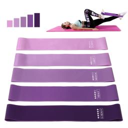Faixas elásticas da resistência da aptidão treinamento em casa yoga faixas da resistência do esporte alongamento pilates crossfit workout gym equipment - Image 1