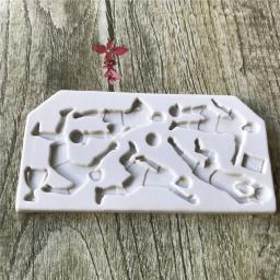 Aomily-molde de silicone para bolo, futebol, rugby, rugby, fondant, chocolate, cookies, ferramentas de cozimento, argila, sabão, 1pc - Image 4