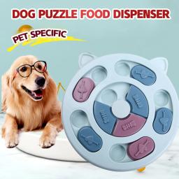 Joguetes de animais de estimação, gatos e cães, aliviando a chateia, pratos de alimentação, bolas de comida lentas, treinamento interativo cerebral, equipamento de alimentação, brinquedos de comida escondidos - Image 5