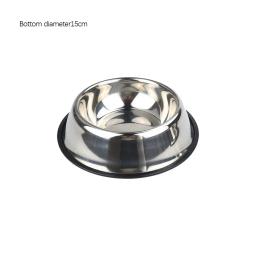 Aço inoxidável Pet alimentação e beber Bowl, Bacia do metal de grande capacidade, Alimentador barato, E8i9 - Image 5