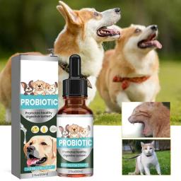 Pet Probióticos Gotas para Cães e Gatos, 60ml, Não Gorduroso, Suave, Digestão, Enzima, Profissional, Saúde, Suporte, Aditivo - Image 2