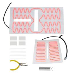 2 conjuntos de kit de almofada de elemento aquecedor de assento para Cadillac Escalade ESV EXT para Chevrolet Suburban Silverado para GMC Sierra Yukon 15193975 - Image 5