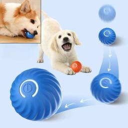 Movimento automático Bouncing Rolling Ball para Dog, USB, Inteligente, Interativo, Mastigar Brinquedo, Cachorro - Image 1