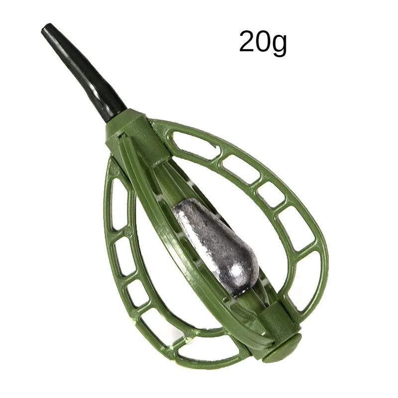 Carp Fish Feeder Bait Cage, Ferramenta de pesca ao ar livre, Combater Acessórios, Combater, 20g, 30g, 40g - Image 1