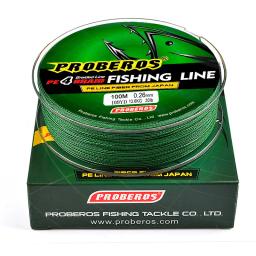 Forte 100m 4 tece 6lb-100lb multifilamento pe trançado linha de pesca 4 suportes equipamento de pesca amarelo/verde/azul/cinza/multicolorido - Image 4