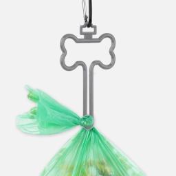 L69a suporte saco cocô cachorro, ajustável, mãos livres, animais estimação, adequado para qualquer coleira - Image 3