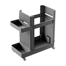 Armazenamento Rack Carrinho com Roda, Rack Multiuso, Rack Haltere para Rolo de Espuma Esteira de Yoga, Home Gym Fitness - Image 2